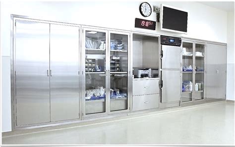 enameled stainless steel hospital cabinets|mobile operating room storage carts.